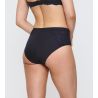 Culotte haute Maxi en dentelle bleu foncée Amourette Charm Ink Gray