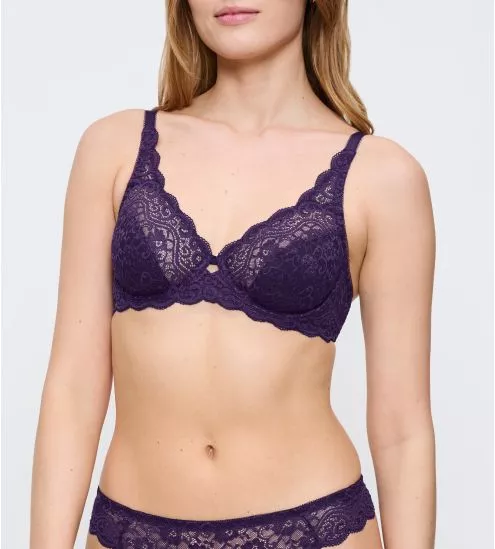 Soutien gorge violet avec armatures Amourette Royal Purple