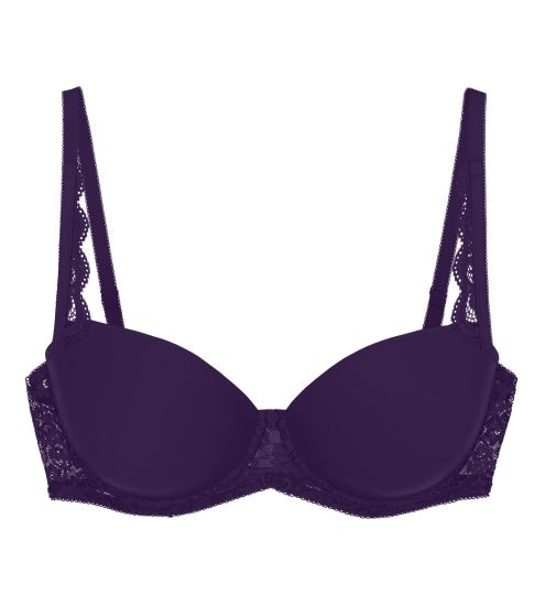 Soutien gorge corbeille violet avec mousse 3D Amourette Royal Purple