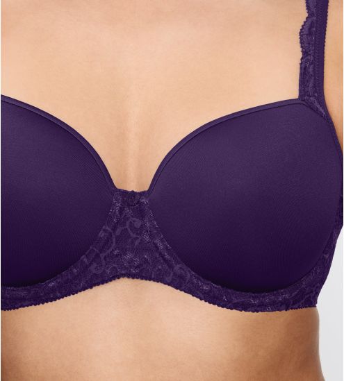 Soutien gorge corbeille violet avec mousse 3D Amourette Royal Purple