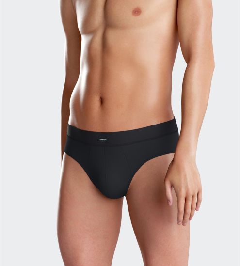 Lot de 2 slips ceinture confortable Noir Vert