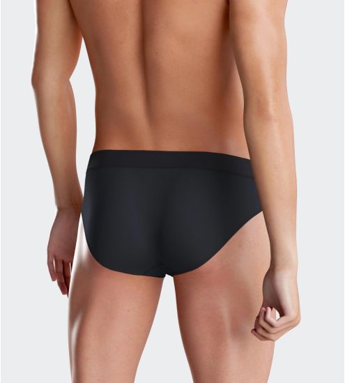 Lot de 2 slips ceinture confortable Noir Vert