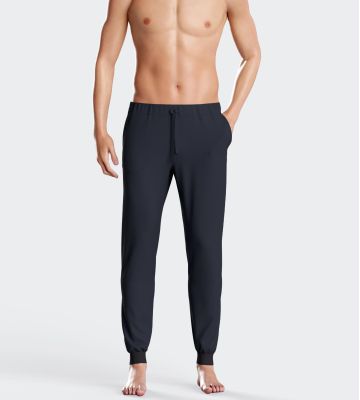 Jogging homme uni bleu marine en Lyocell 