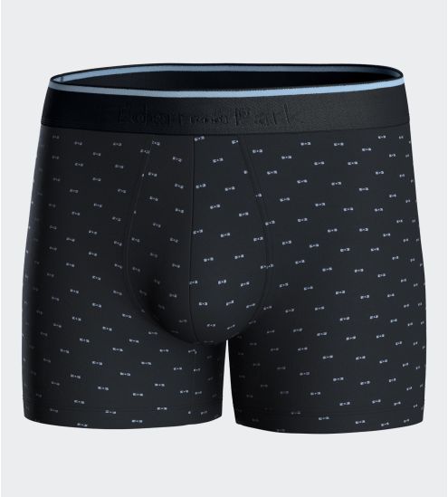 Boxer en coton pour homme noeud papillon bleu ciel Muscaris
