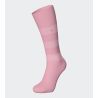 Chaussettes rose homme en coton avec rayures