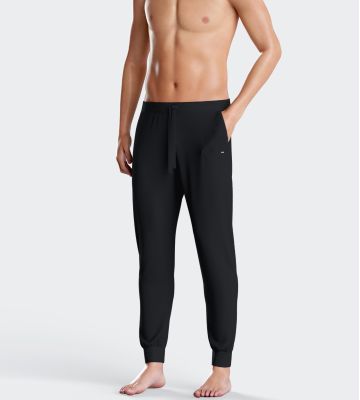 Pantalon jogging moderne homme en coton Bleu Marine