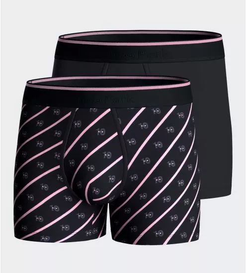 Set von 2 Boxer Uni +...