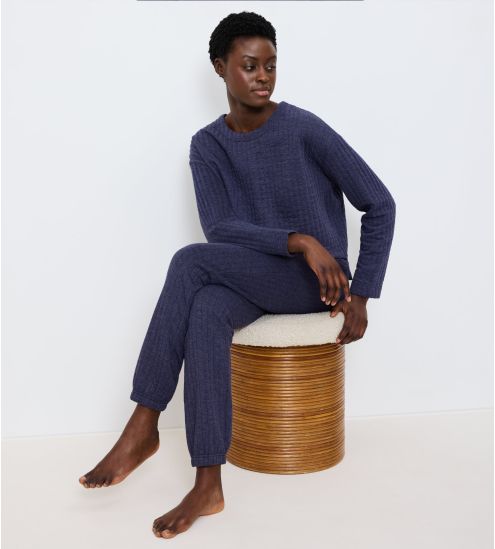 Pantalon confortable femme Bleu Foncé Cozy Comfort