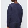 Pull confortable et doux pour femme Bleu Foncé Cozy Comfort