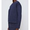 Pull confortable et doux pour femme Bleu Foncé Cozy Comfort