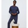 Pull confortable et doux pour femme Bleu Foncé Cozy Comfort