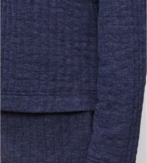 Pull confortable et doux pour femme Bleu Foncé Cozy Comfort