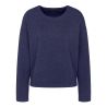Pull confortable et doux pour femme Bleu Foncé Cozy Comfort