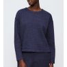 Pull confortable et doux pour femme Bleu Foncé Cozy Comfort