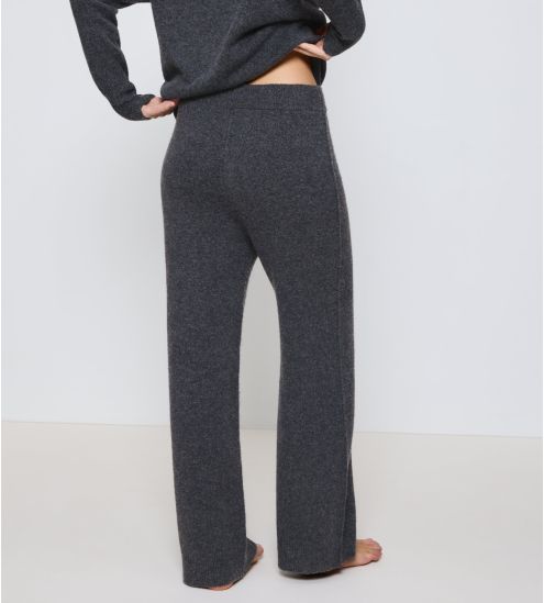 Pantalon doux et confortable gris foncé femme Amourette Cozy