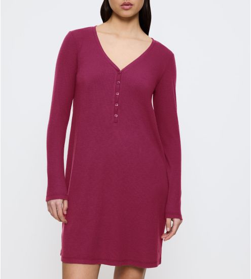 Nuisette douce en coton rouge Mix & Match Sweet Marsala