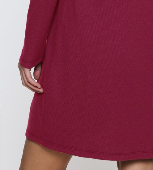 Nuisette douce en coton rouge Mix & Match Sweet Marsala