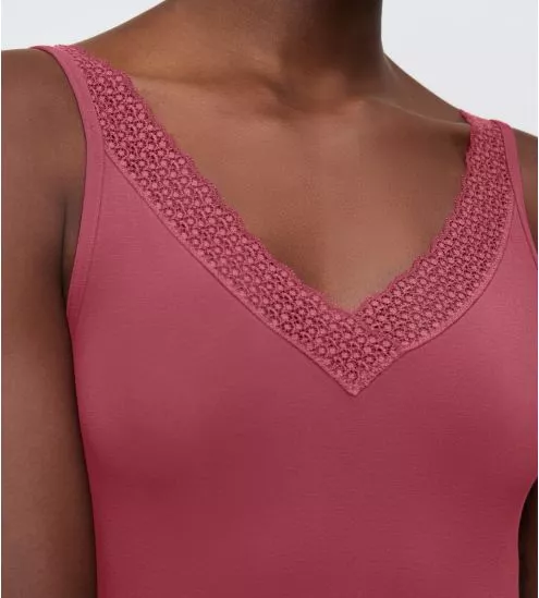 Tank top rouge Feel of Modal Sweet Marsala