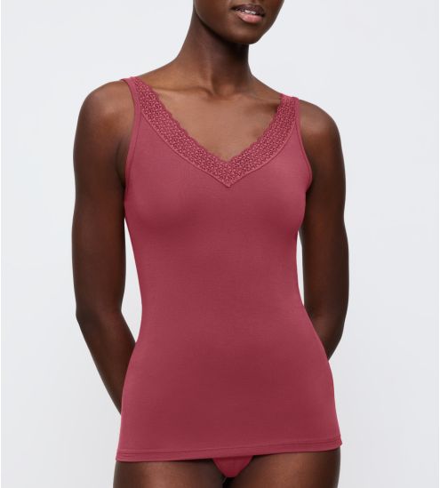 Tank top rouge Feel of Modal Sweet Marsala