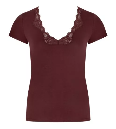 Top manches courtes en modal Simply Perfect Cappuccino