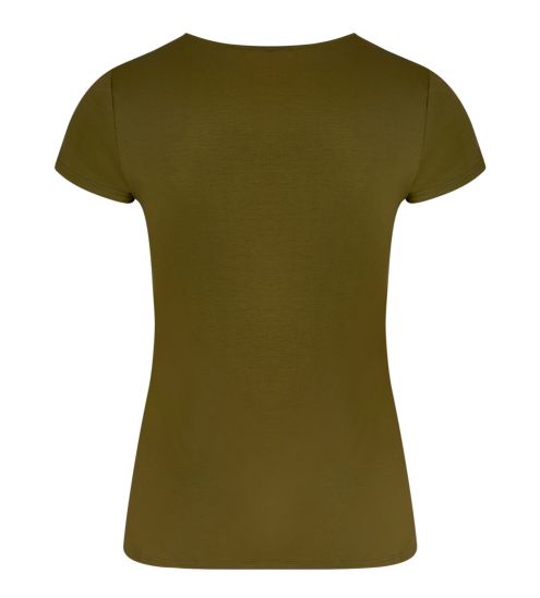 Top manches courtes en modal Simply Perfect Vert Mousse