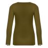 Top manches longues en modal Simply Perfect Vert Mousse