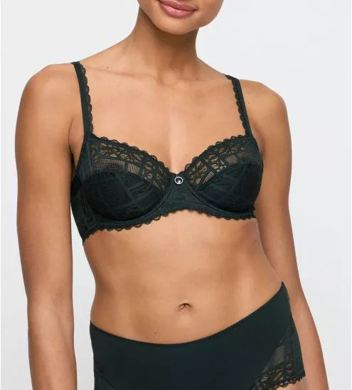 Soutien gorge armatures vert foncé Jadei Deep Forest