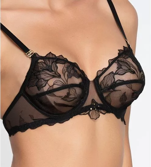 Black reinforcement bra in...