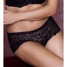 Shorty en dentelle et tulle Abellia Noir