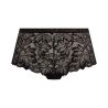 Shorty en dentelle et tulle Abellia Noir