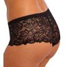 Shorty en dentelle et tulle Abellia Noir