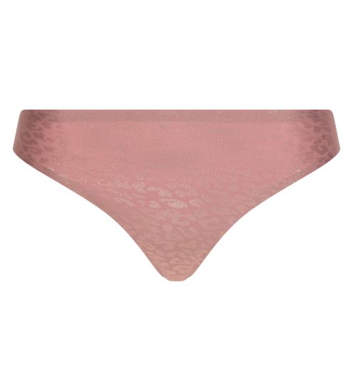 String imprimé Léopard Rose Softstretch Paillette