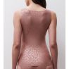 Débardeur imprimé Léopard Rose Softstretch Paillette