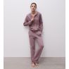 Pantalon jogging femme rose Jerry Taupe Fonce