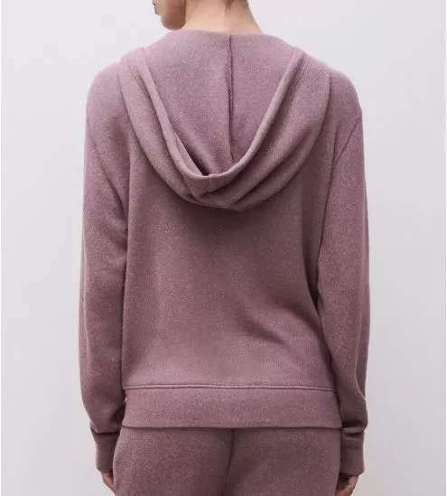 Veste de jogging femme zippée rose femme Jerry Taupe Fonce