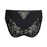 Slip brésilien semi transparent noir Shimla