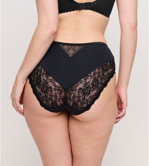 Slip Hohe Taille schwarz...