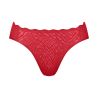 Culotte rouge en dentelle extensible Zero Feel Bliss Shangai Red