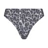 String Softstretch imprimé Léopard Gris