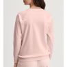 Pull rose clair en coton et col rond Favourites Universe Pearl Blush