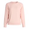 Pull rose clair en coton et col rond Favourites Universe Pearl Blush