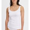 Débardeur blanc femme en coton Essential Cotton