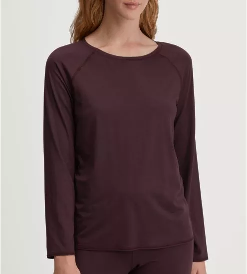 Top à manches longues DSW Balancing Black Cherry