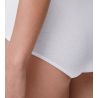 Culotte taille haute en coton blanc Cotton Desire