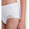 Culotte taille haute en coton blanc Cotton Desire