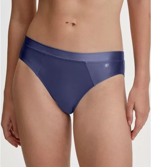 Culotte à bords satinés Cate Cobalt Blue