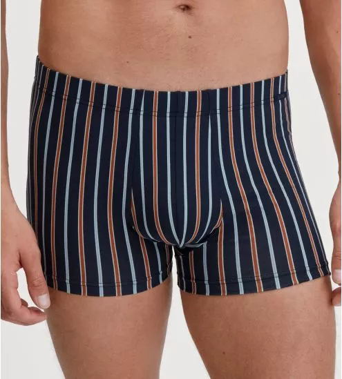 Boxer rayé en coton pour homme Graphic Cotton Glazed Ginger