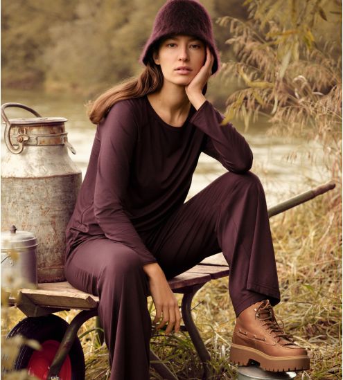 Pantalon d'intérieur femme DSW Balancing Black Cherry