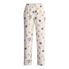 Bas de pyjama en coton bio imprimé femme Favourites Universe Charm Cream