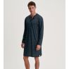 Chemise de nuit pour homme en coton Relax Streamline Saphir Blue